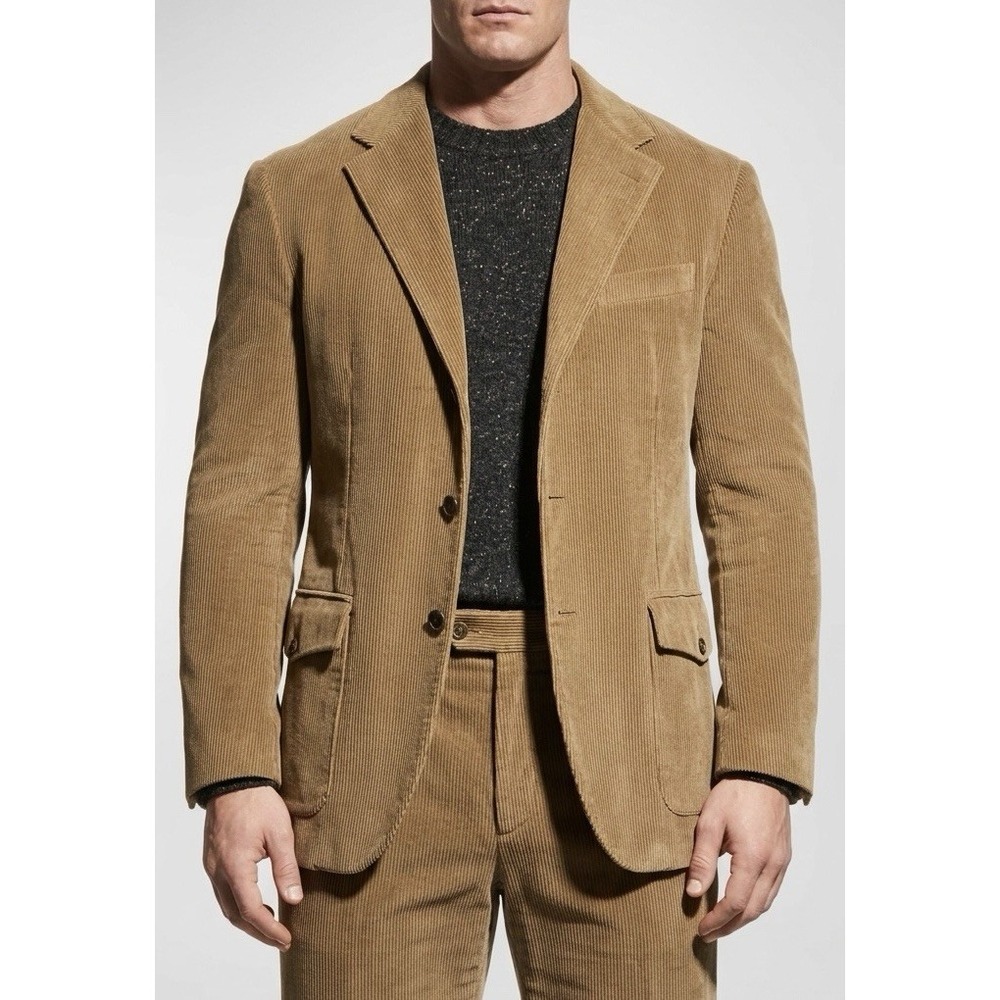Ermenegildo Zegna‎ CASHCO Corduroy Blazer Made In Italy Money SEE MEASUREMENTS